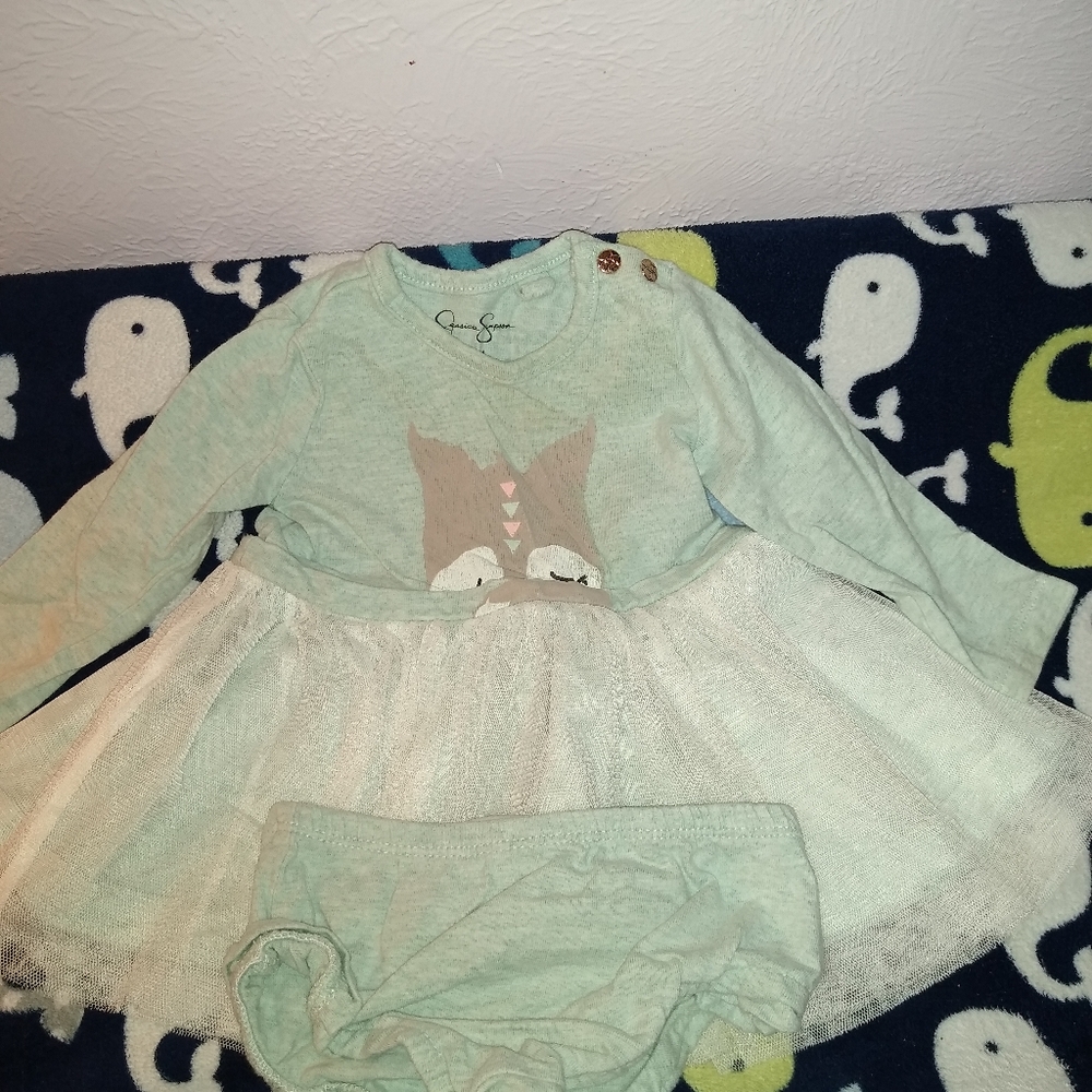 Dress with bloomer